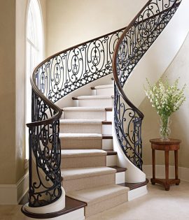 Стильные кованые перила Код : ЛП-67