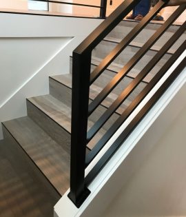 Простые перила в стиле Лофт  Код:ЛП-48