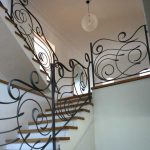 Изогнутые кованые перила  Код: ЛП-44