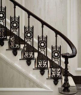 Элитные кованые перила Код: ЛП-115