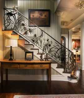 Кованые перила ручной работы Код: ЛП-337