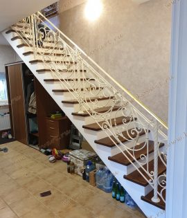 Код: ЛП-08 Кованые перила с позолотой